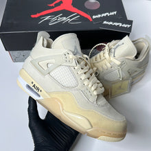 Load image into Gallery viewer, OFF-WHITE X AIR JORDAN 4 / SAIL
