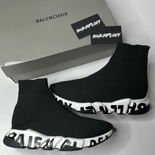 Load image into Gallery viewer, BALENCIAGA ACTIVE SPEED GRAFFITI / BEIGE &amp; BLACK
