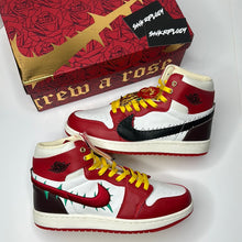 Load image into Gallery viewer, AIR JORDAN 1 HIGH ZOOM CMFT 2 X TEYANA TAYLOR A ROSE FROM HARLEM
