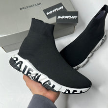 Load image into Gallery viewer, BALENCIAGA ACTIVE SPEED GRAFFITI / BEIGE &amp; BLACK

