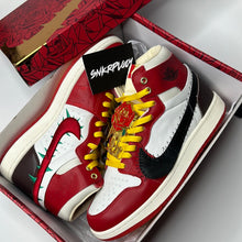 Load image into Gallery viewer, AIR JORDAN 1 HIGH ZOOM CMFT 2 X TEYANA TAYLOR A ROSE FROM HARLEM
