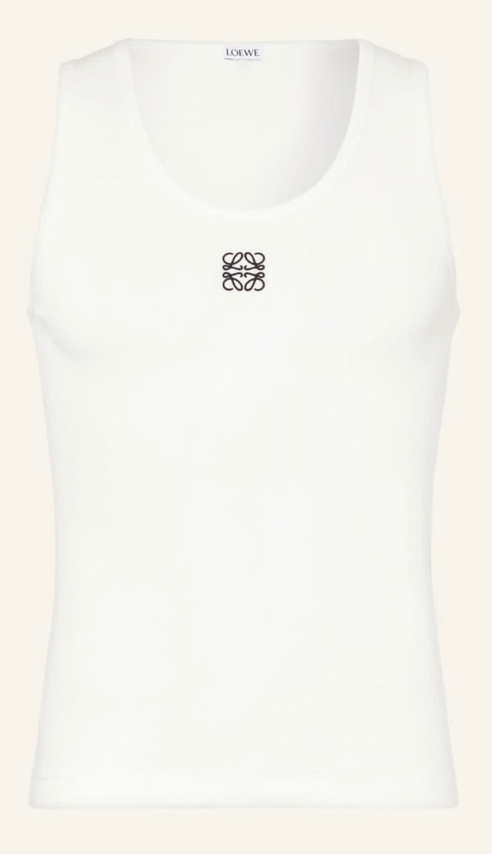 LOEWE ANAGRAM TANK TOP / WHITE