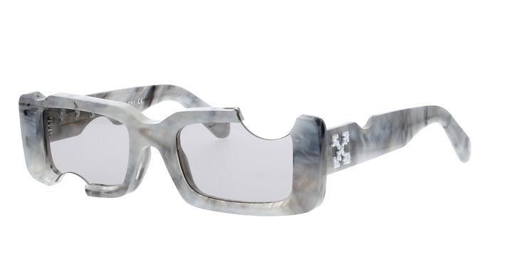 OFF-WHITE / CLEAR DESIGN SUNGLASSES