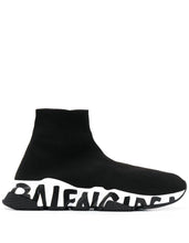 Load image into Gallery viewer, BALENCIAGA ACTIVE SPEED GRAFFITI / BEIGE &amp; BLACK
