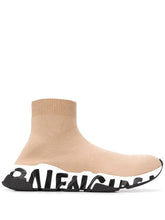 Load image into Gallery viewer, BALENCIAGA ACTIVE SPEED GRAFFITI / BEIGE &amp; BLACK
