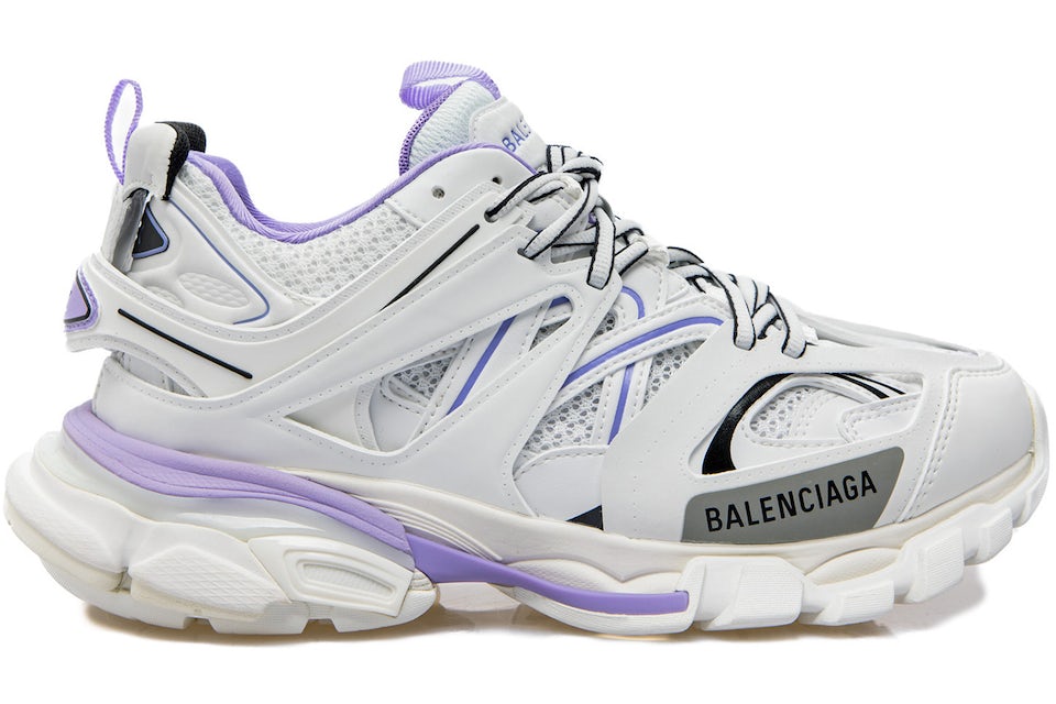 BALENCIAGA TRACK RUNNER - WHITE/LILAC
