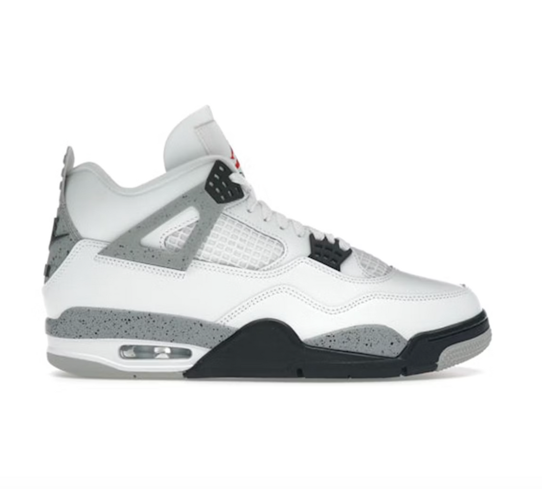 AIR JORDAN 4 RETRO WHITE CEMENT