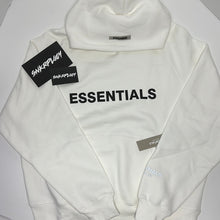 Load image into Gallery viewer, FEAR OF GOD X ESSENTIALS PULLOVER HOODIE APPLIQUÉ LOGO / WHITE
