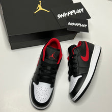 Load image into Gallery viewer, AIR JORDAN 1 LOW - BLACK/WHITE/RED
