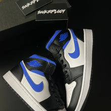 Load image into Gallery viewer, AIR JORDAN 1 MID “WHITE / BLACK ROYAL”
