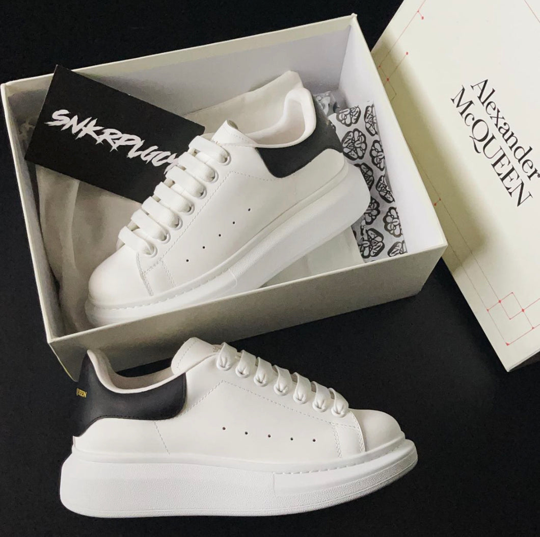 ALEXANDER MCQUEEN PLATFORM SNEAKERS (LEATHER BACK)