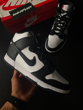 Load image into Gallery viewer, NIKE DUNK HIGH &quot;PANDA&quot; BLACK / WHITE
