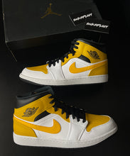 Load image into Gallery viewer, AIR JORDAN 1 MID “UNIVERSITY GOLD”
