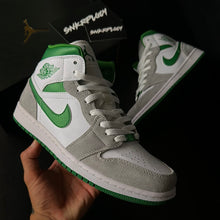 Load image into Gallery viewer, AIR JORDAN 1 MID “GREY GREEN”
