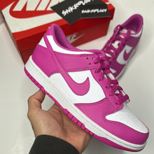 Load image into Gallery viewer, NIKE DUNK LOW (GS) “ACTIVE FUCHSIA”
