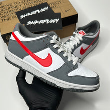 Load image into Gallery viewer, NIKE DUNK LOW “NEXT NATURE” / SMOKE GREY/CRIMSON WHITE
