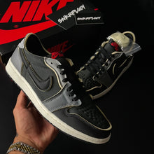 Load image into Gallery viewer, AIR JORDAN 1 LOW EX “BLACK SMOKE GREY”
