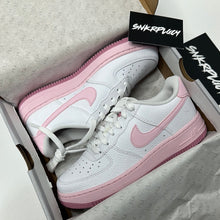 Load image into Gallery viewer, NIKE AIR FORCE 1 (GS) | WHITE/PINK
