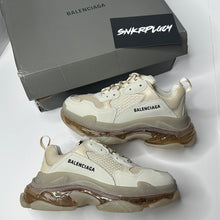 Load image into Gallery viewer, BALENCIAGA TRIPLE S “CLEAR SOLE” BEIGE
