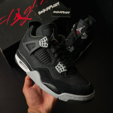 Load image into Gallery viewer, AIR JORDAN 4 “BLACK CANVAS”
