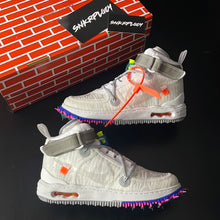 Load image into Gallery viewer, OFF-WHITE x NIKE AIR FORCE 1 MID “WHITE”
