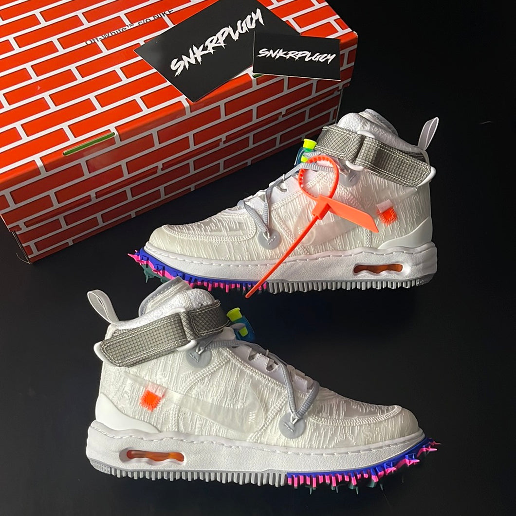 OFF-WHITE x NIKE AIR FORCE 1 MID “WHITE”