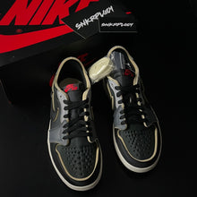 Load image into Gallery viewer, AIR JORDAN 1 LOW EX “BLACK SMOKE GREY”
