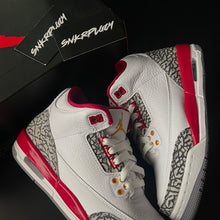 Load image into Gallery viewer, AIR JORDAN 3 “CARDINAL RED”
