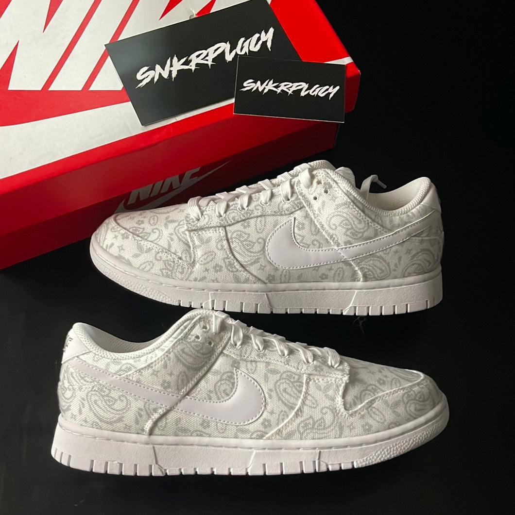 NIKE DUNK LOW PAISLEY WHITE