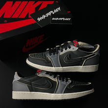 Load image into Gallery viewer, AIR JORDAN 1 LOW EX “BLACK SMOKE GREY”
