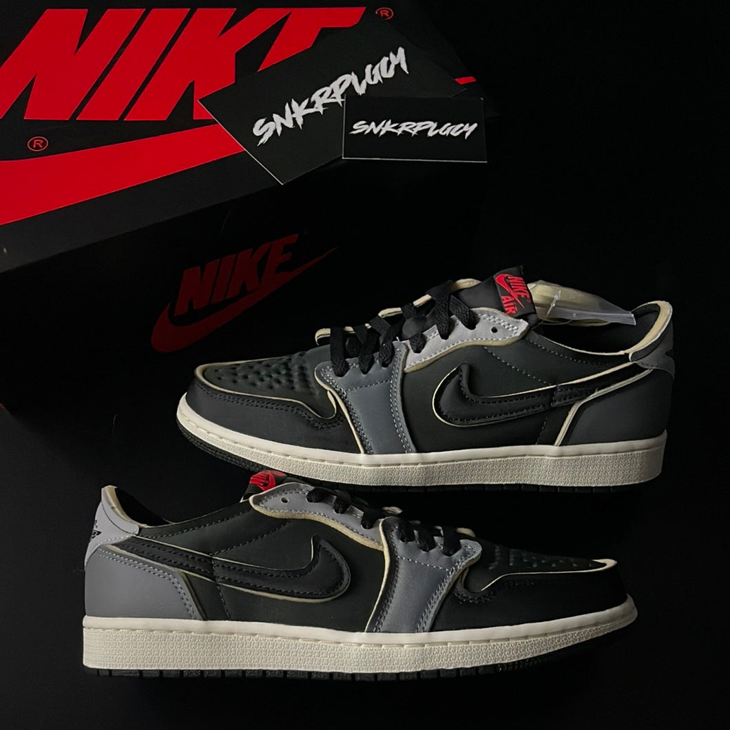 AIR JORDAN 1 LOW EX “BLACK SMOKE GREY”