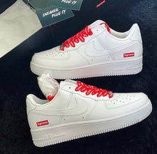 Load image into Gallery viewer, NIKE AIR FORCE 1 LOW X SUPREME “WHITE”
