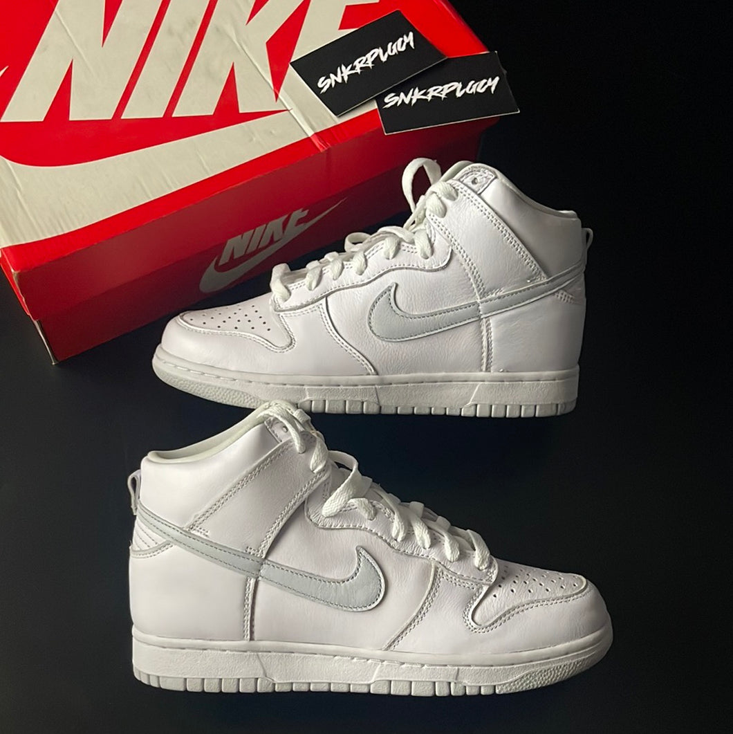 NIKE DUNK HIGH “WHITE PURE PLATINUM”