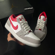 Load image into Gallery viewer, AIR JORDAN 1 LOW SE “LIGHT SMOKE GREY / RED”
