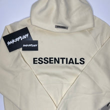 Load image into Gallery viewer, FEAR OF GOD x ESSENTIALS PULLOVER HOODIE APPLIQUÉ LOGO / BUTTERCREAM
