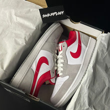 Load image into Gallery viewer, AIR JORDAN 1 LOW SE “LIGHT SMOKE GREY / RED”
