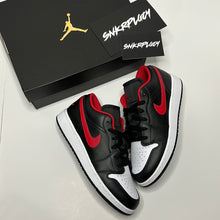 Load image into Gallery viewer, AIR JORDAN 1 LOW - BLACK/WHITE/RED
