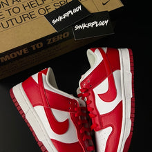 Load image into Gallery viewer, NIKE DUNK LOW “NEXT NATURE” WHITE / GYM RED
