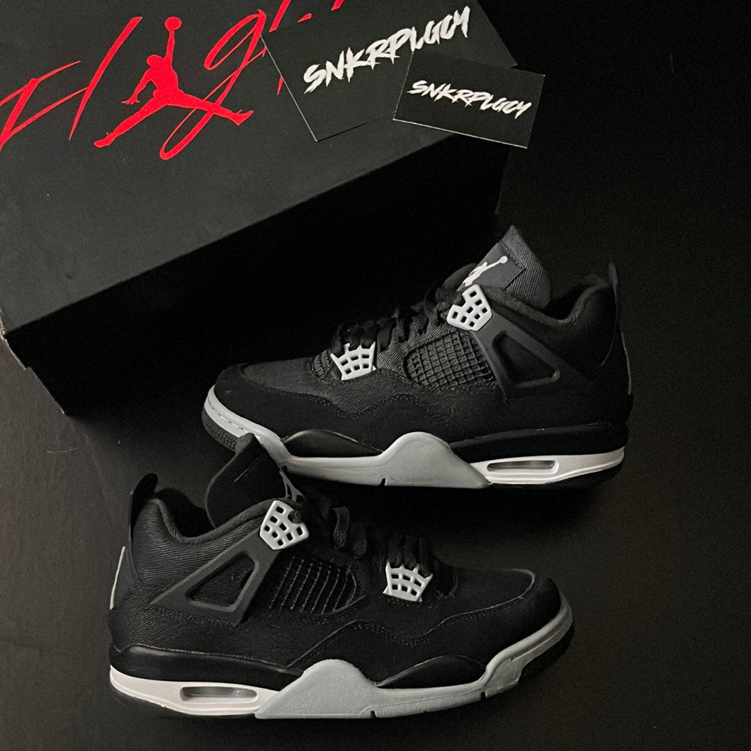 AIR JORDAN 4 “BLACK CANVAS”