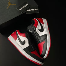 Load image into Gallery viewer, AIR JORDAN 1 LOW “BRED TOE”
