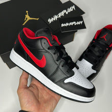 Load image into Gallery viewer, AIR JORDAN 1 LOW - BLACK/WHITE/RED
