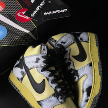 Load image into Gallery viewer, NIKE DUNK HIGH 1985 SP “BLACK/LEMON DROP/SATURN”
