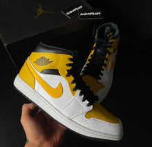 Load image into Gallery viewer, AIR JORDAN 1 MID “UNIVERSITY GOLD”
