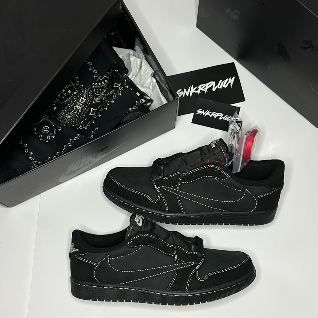 AIR JORDAN 1 LOW x TRAVIS SCOTT “BLACK PHANTOM”