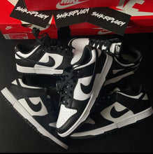 Load image into Gallery viewer, NIKE DUNK LOW “PANDA” BLACK / WHITE
