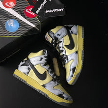 Load image into Gallery viewer, NIKE DUNK HIGH 1985 SP “BLACK/LEMON DROP/SATURN”
