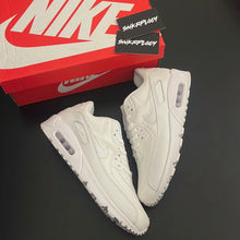 Load image into Gallery viewer, NIKE AIR MAX 90 LEATHER “TRIPLE WHITE”
