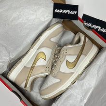 Load image into Gallery viewer, NIKE DUNK LOW WMNS “PHANTOM / METALLIC GOLD”
