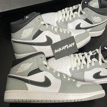 Load image into Gallery viewer, AIR JORDAN 1 MID “SMOKE GREY / BLACK”
