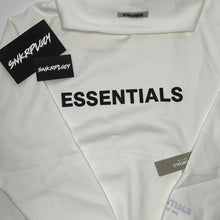 Load image into Gallery viewer, FEAR OF GOD X ESSENTIALS PULLOVER HOODIE APPLIQUÉ LOGO / WHITE
